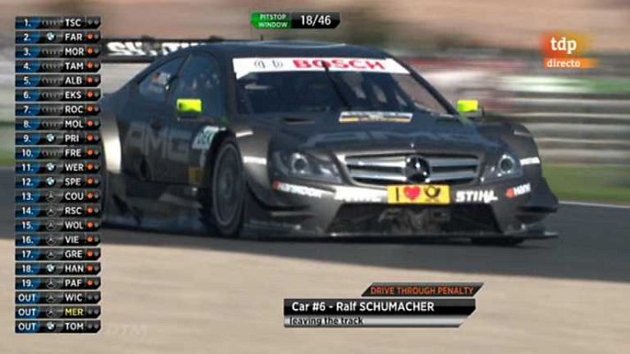 Automovilismo - DTM 2012. Prueba Valencia