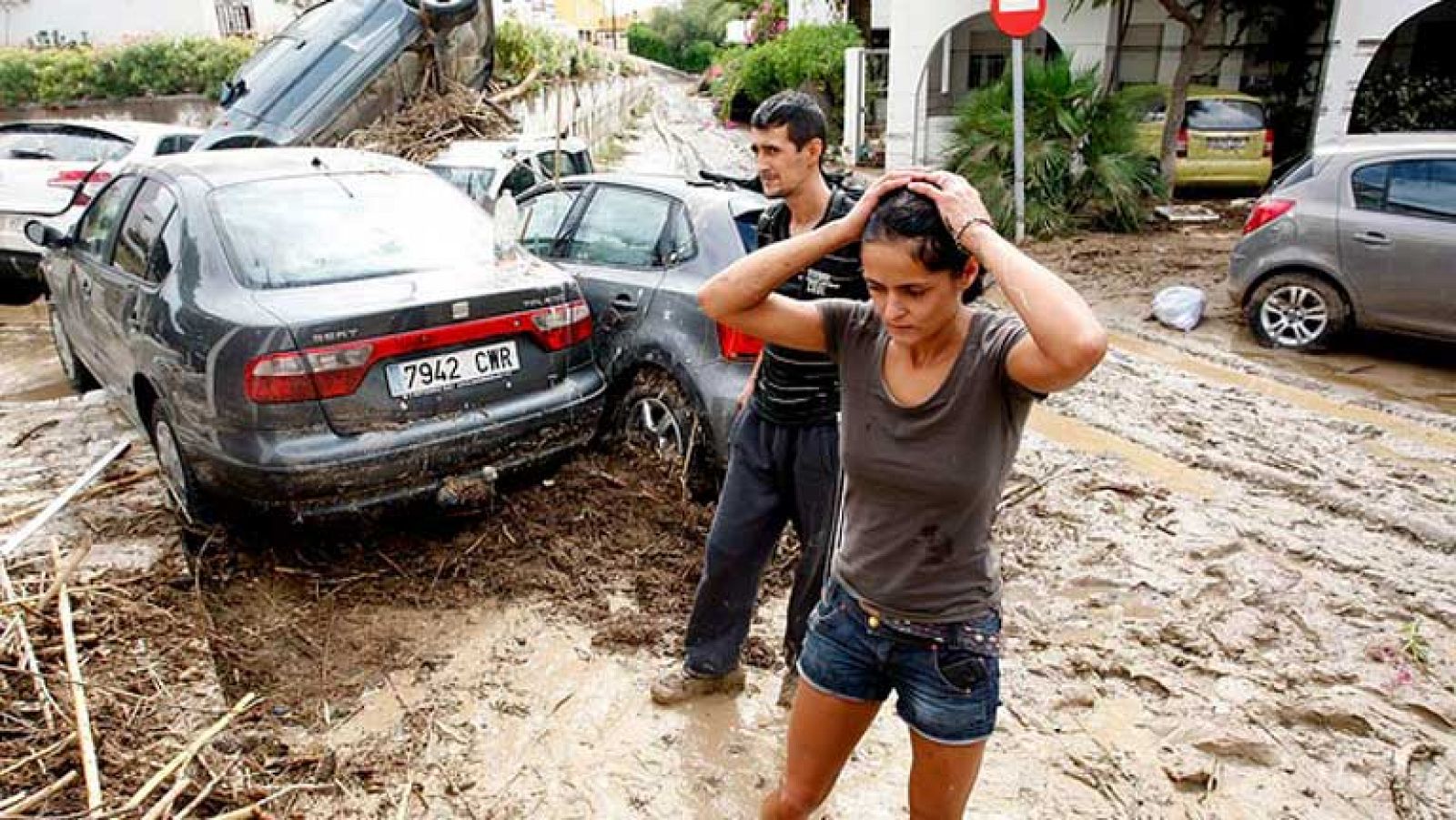 Dos días después de las inundaciones el paisaje es desolador