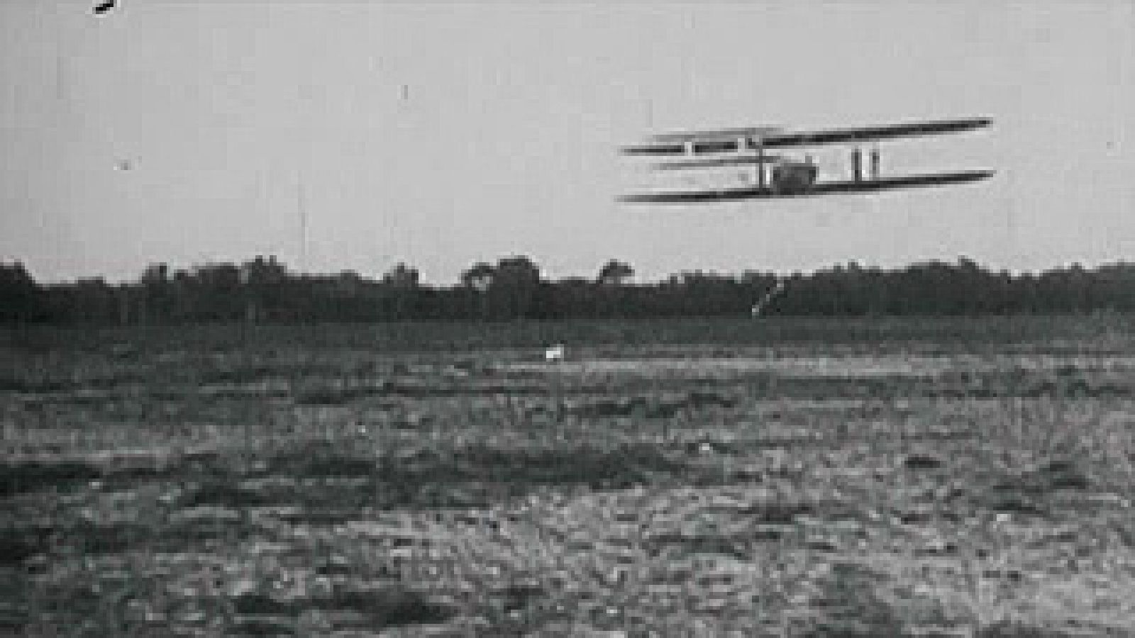 El avión, de los hermanos Wright.