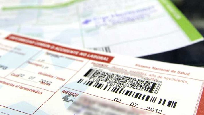 Telediario 1 - El copago y el euro por receta