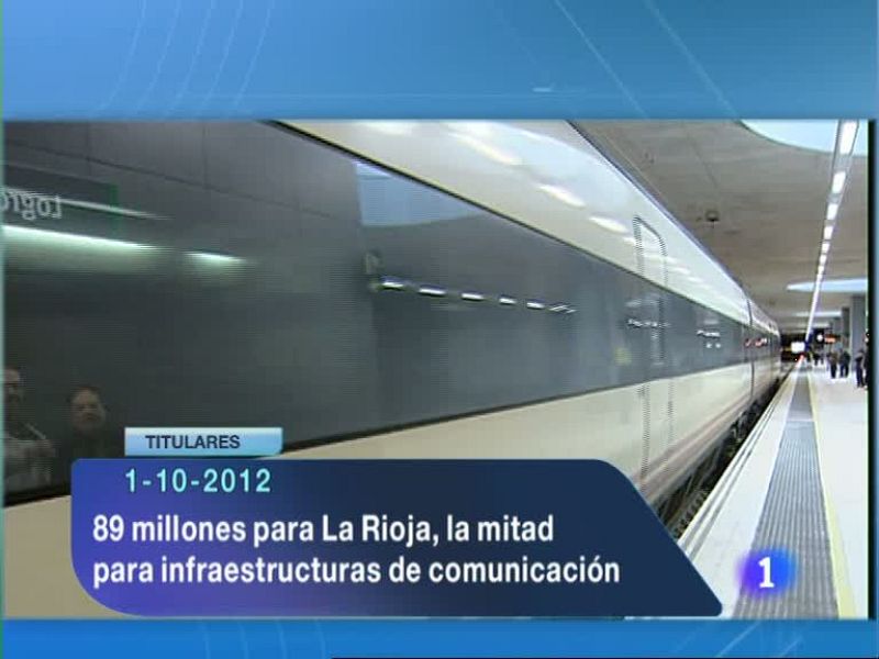 Informativo Telerioja 2 - 01/10/12 | Ver