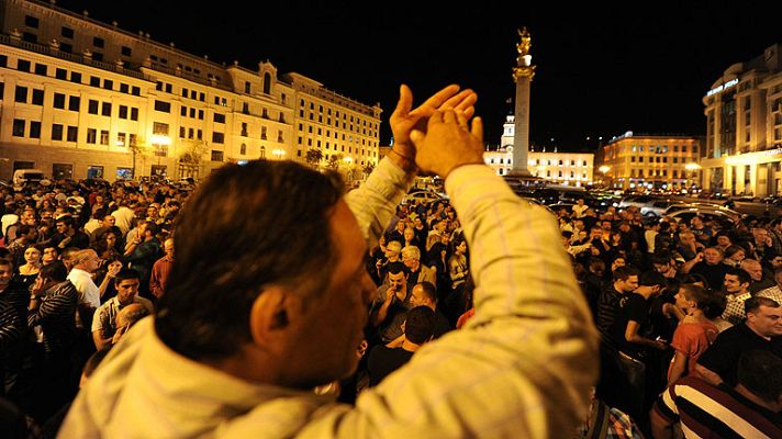  - La oposición gana las elecciones parlamentarias en Georgia, según los sondeos