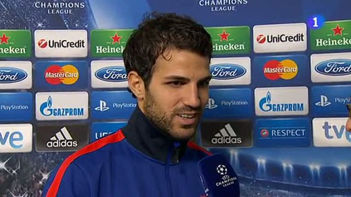 Champions League - Cesc: "Esperemos que lo de Puyol no sea mucho, es vital para nosotros"