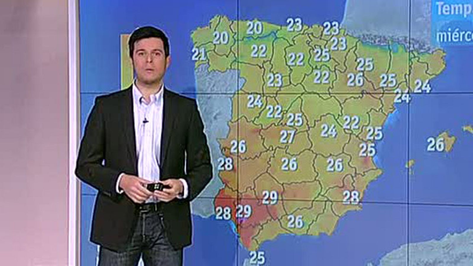 Cielo nuboso en Galicia y en el área del Cantábrico, con posibles lluvias