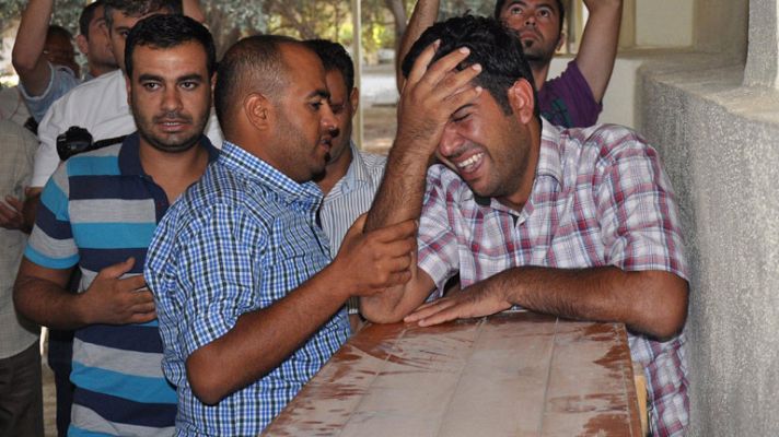 Telediario 1 - Conflicto entre Siria y Turquía