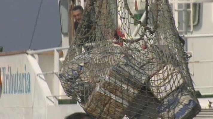 Telediario 1 - Destrucción de drogas