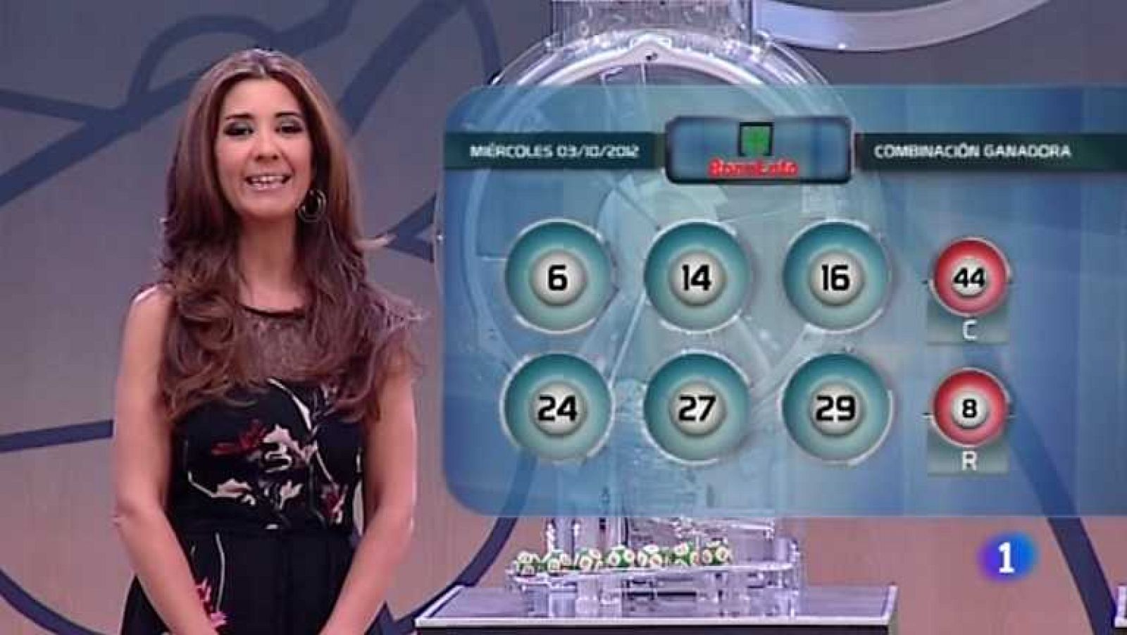 Bonoloto - 03/10/12 - Ver ahora