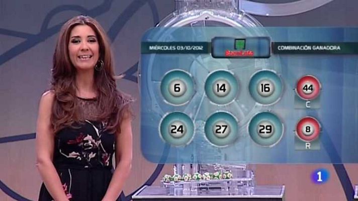 Loterías - Bonoloto - 03/10/12