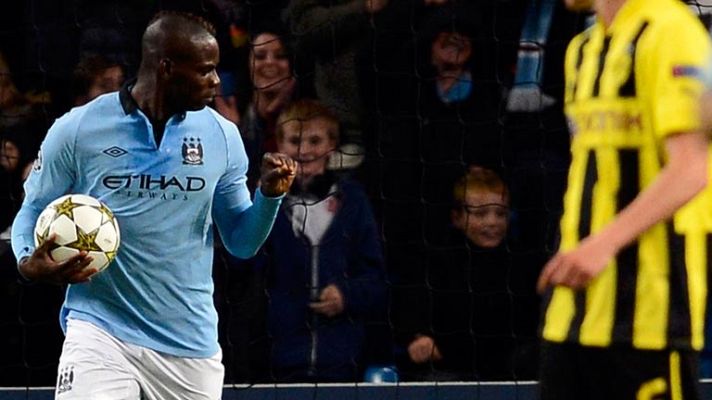 Telediario 1 - Balotelli se toma la revancha con el portero del Borussia