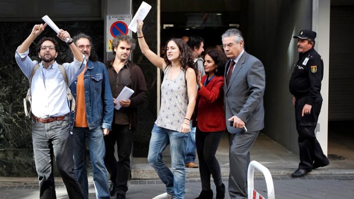 Telediario 1 - Pedraz  sobre el 25-S