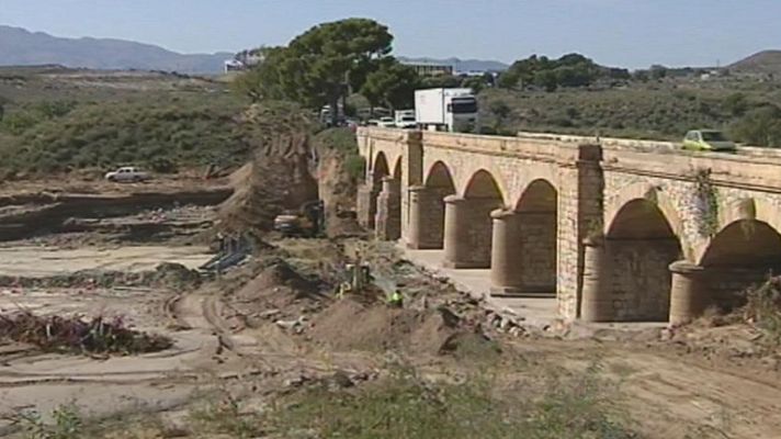 Telediario 1 - Riesgo por inundación