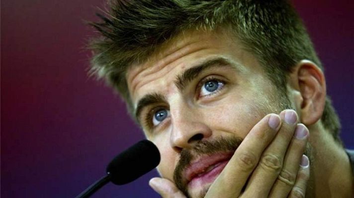 Telediario 1 - El Barça, pendiente de Piqué de cara al Real Madrid