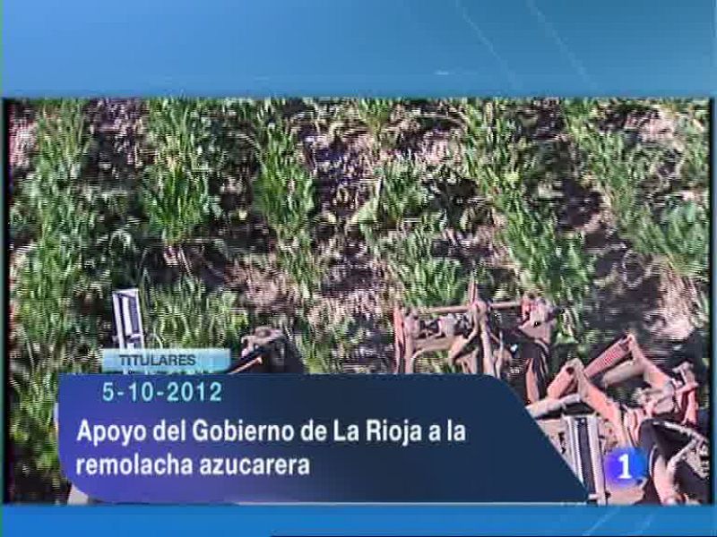 Informativo Telerioja 2 - 05/10/12 | Ver