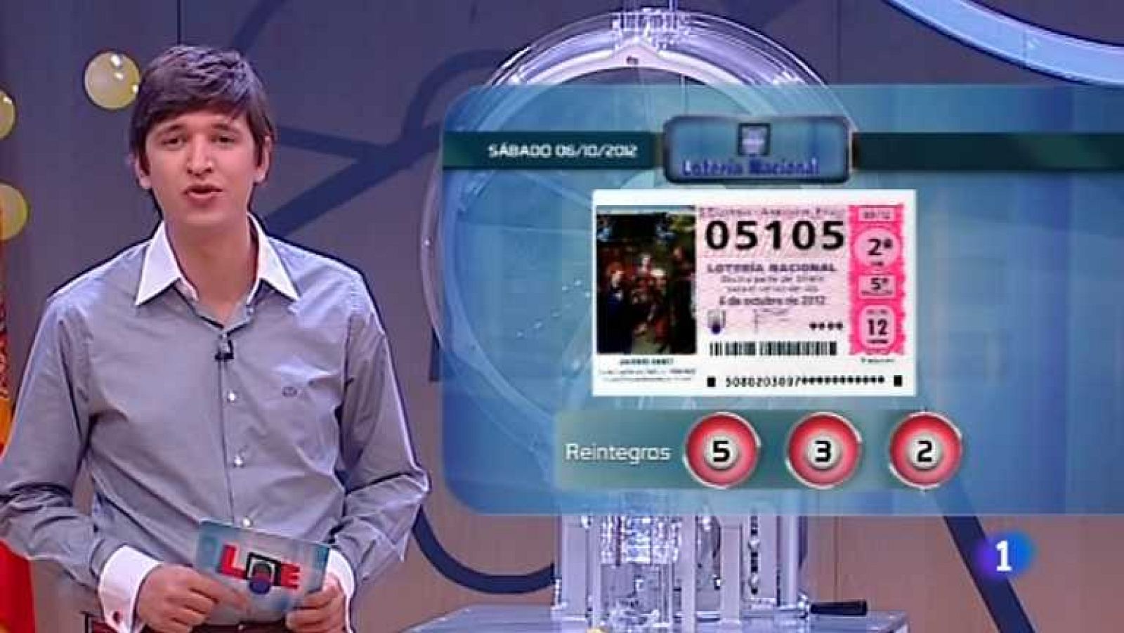 Lotería Nacional - 06/10/12- Ver ahora