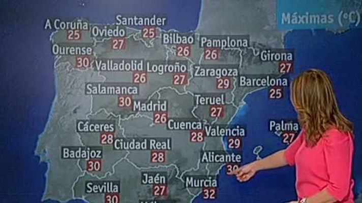 El tiempo - Cielo nuboso en Galicia