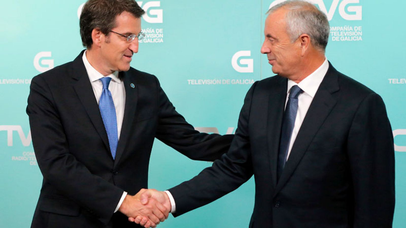 Primer cara a cara entre Feijóo y Vázquez, candidatos a la presidencia de la Xunta