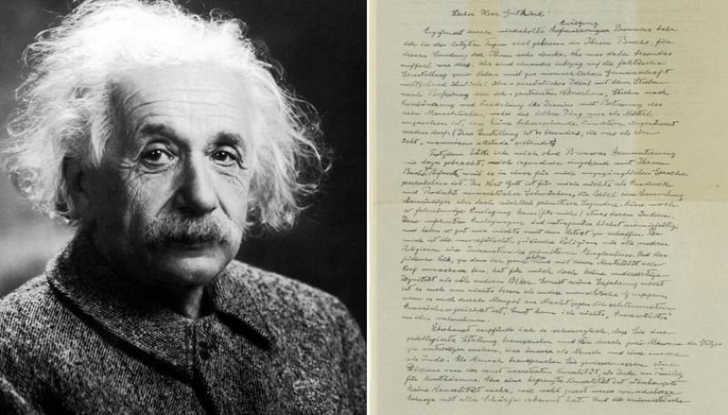 Subastan en Internet la carta atea de Einstein
