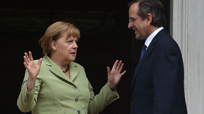 Informativo 24h - Merkel llega a Atenas en su primera visita desde el estallido de la crisis