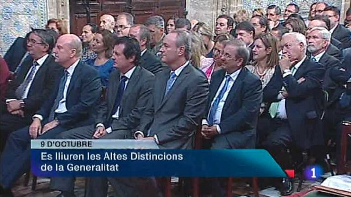 L'informatiu - Comunitat Valenciana - La Comunidad Valenciana en 2' - 09/10/12