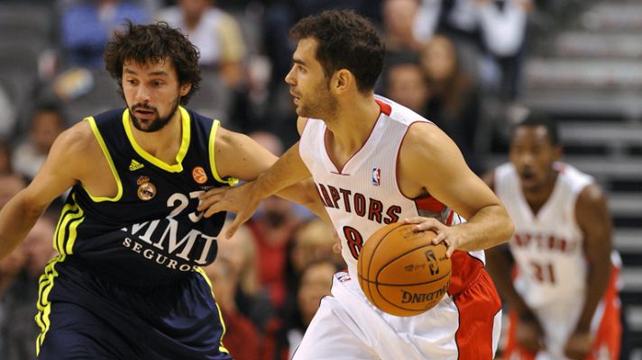 Telediario 1 - Los Raptors vencen 102-95 al Real Madrid