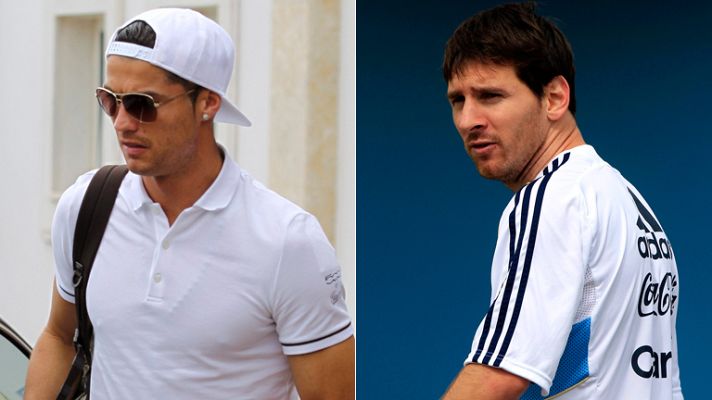 Telediario 1 - Cristiano se recupera en Portugal y Messi entrena con Argentina