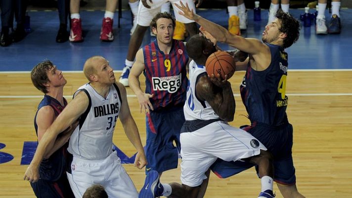 Telediario 1 - El Barça Regal gana a unos Dallas Mavericks sin Nowitzki (99-85)