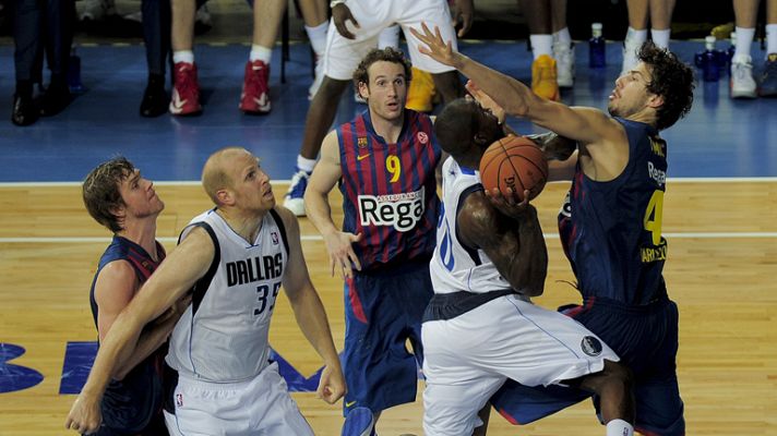 Telediario 1 - El Regal Barça se impone 99-85 a los Dallas Mavericks