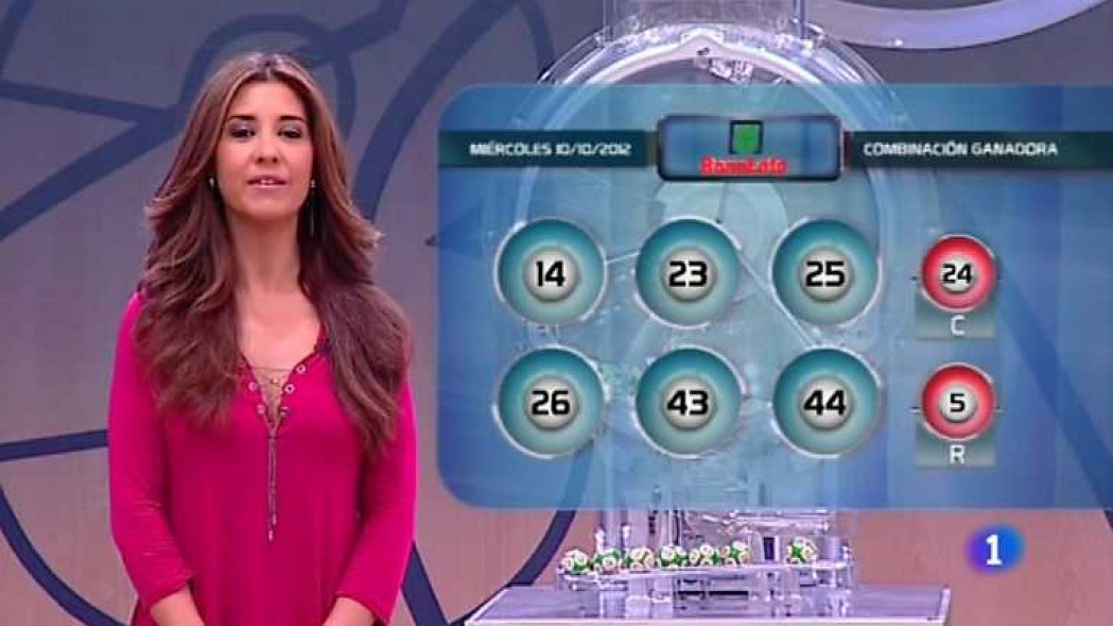 Bonoloto - 10/10/12 - Ver ahora