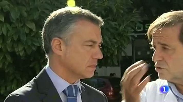 Telediario 1 - Actos de campaña del País Vasco