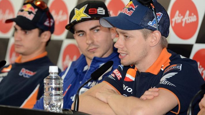 Telediario 1 - Casey Stoner, juez entre Lorenzo y Pedrosa