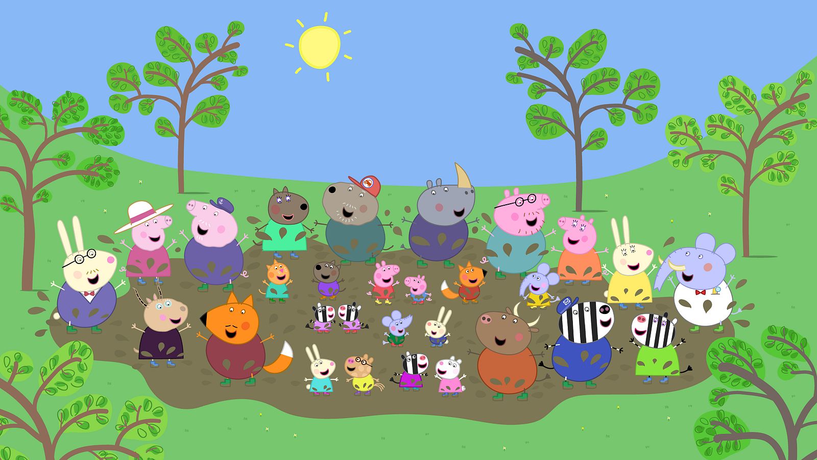 Peppa Pig - El charco de barro más grande del mundo - RTVE.es - Peppa Pig | Ver