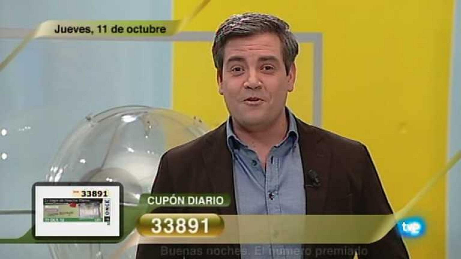 Sorteo ONCE - 11/10/12 - Ver ahora