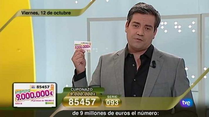 Sorteos ONCE - Sorteo ONCE - 12/10/12