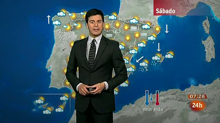 El tiempo - Tormentas localmente fuertes en Baleares