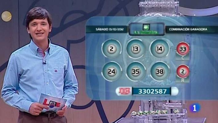 Loterías - Primitiva - 13/10/12