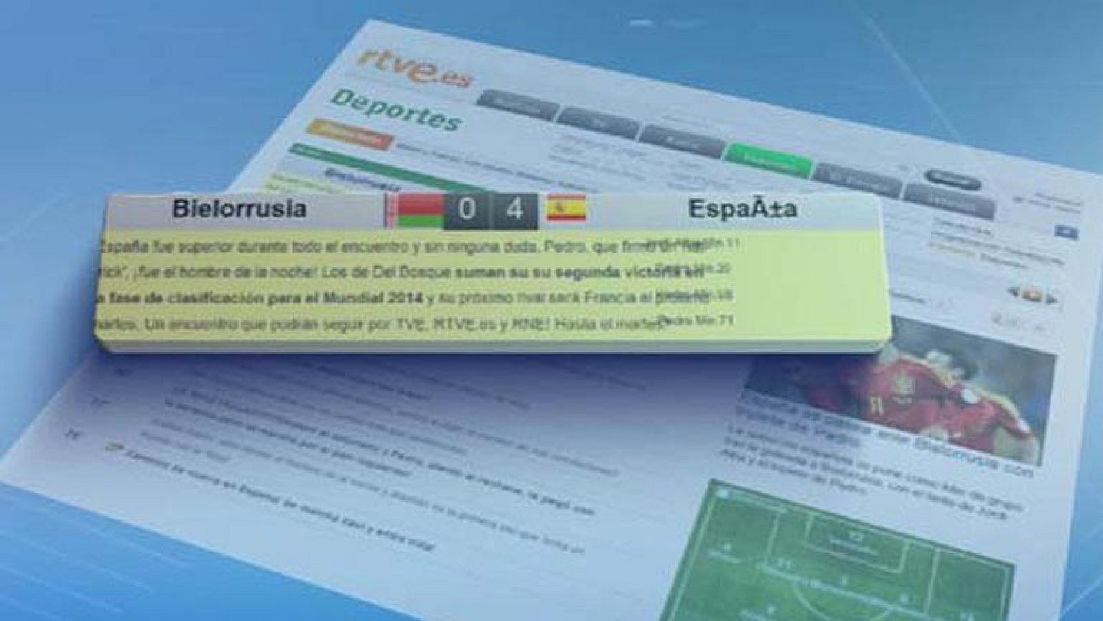 Bielorrusia- España, el partido de las radios e internet
