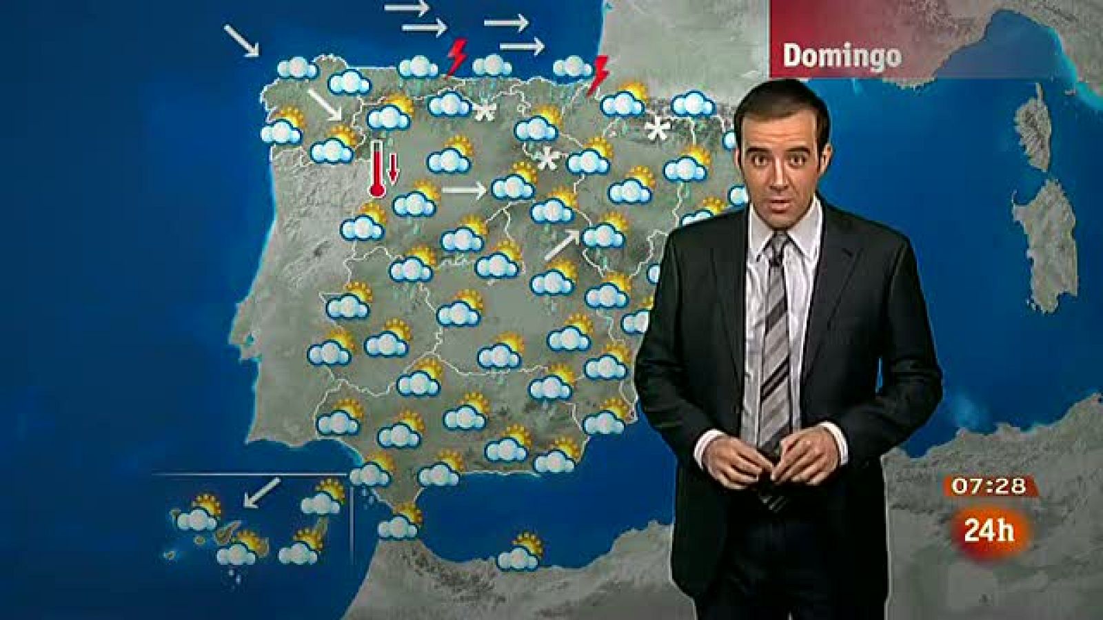 Chubascos en el Cantábrico, este de Cataluña y Baleares - El tiempo | Ver