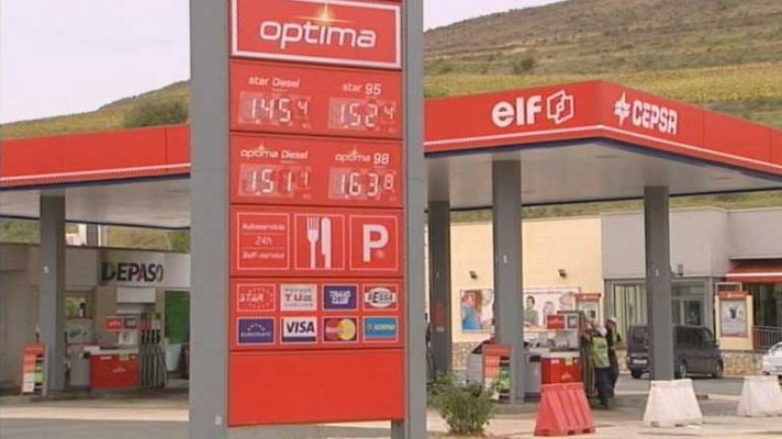 Telediario 1 - Precio Gasolina en España