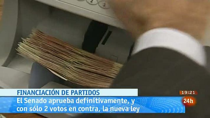 Parlamento - Financiación de Partidos