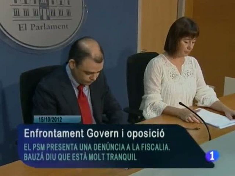 Informatiu Balear en 2' - 15/10/12 | Ver