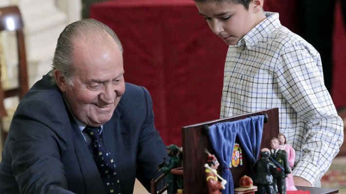 Telediario 1 - El rey ya tiene su rap gracias a un niño navarro, el "rap de Juancar"