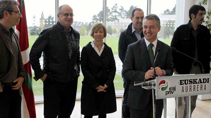 Telediario 1 - Campaña electoral en el País Vasco