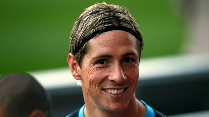 Telediario 1 - Fernando Torres vuelve al Calderón cinco años después