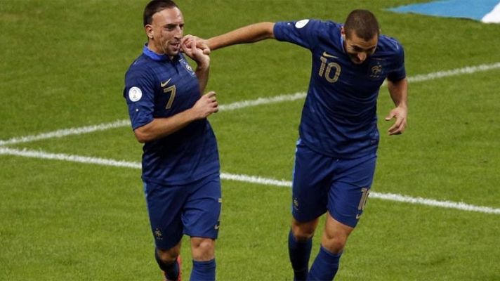 Telediario 1 - Francia confía en Ribéry y Benzema