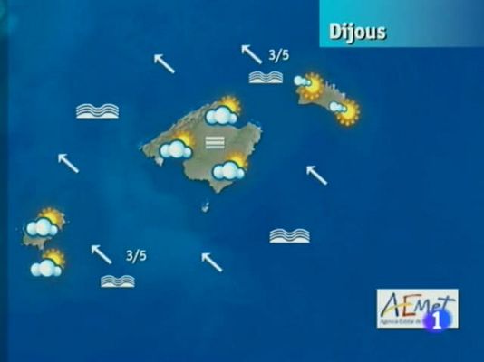 Informatiu Balear - El temps a les Illes Balears - 17/10/12
