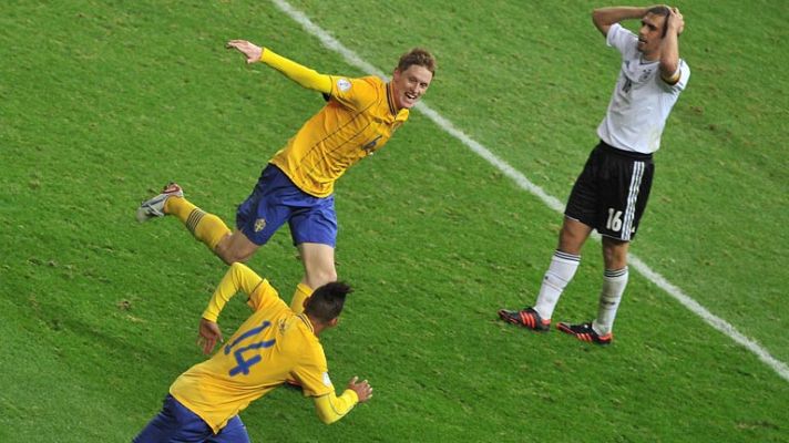 Telediario 1 - Espectacular remontada de Suecia frente a Alemania