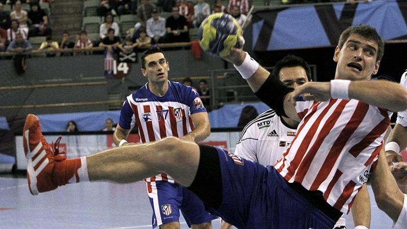 El BM Atlético cae ante el Savehof en la Liga de Campeones de balonmano