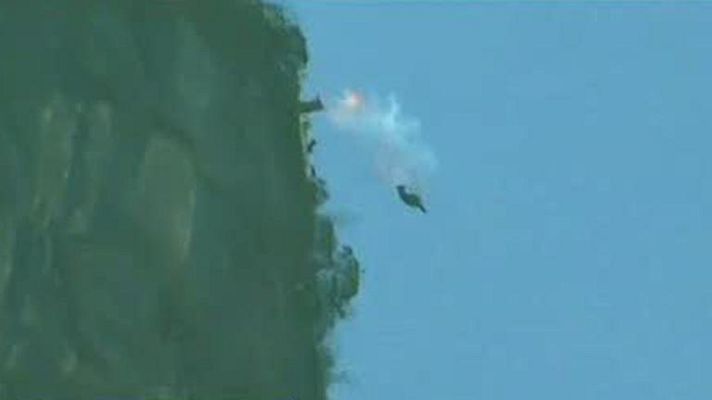 Telediario 1 - Los "Baumgartner" chinos también saltan al vacío