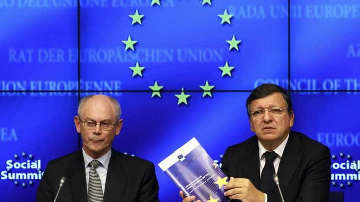 Telediario 1 - Telediario en 4' - 18/10/12