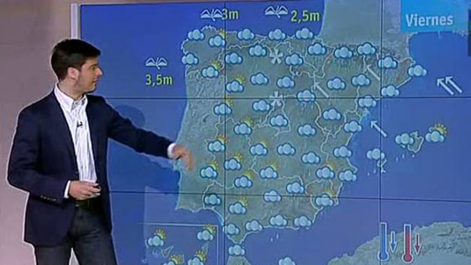 Previsión de lluvias durante este viernes y el fin de semana